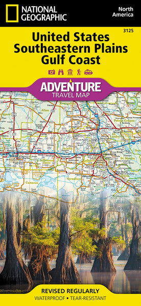 United States, Southeastern Plains and Gulf Coast Map (National Geographic Adventure Map, 3125) [Map] National Geographic Maps - Wide World Maps & MORE!