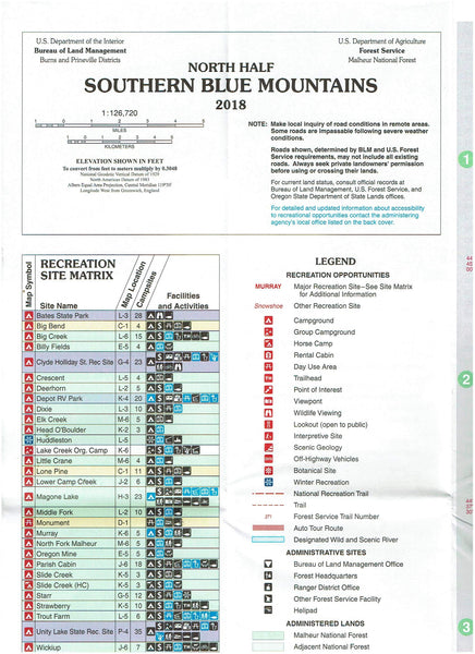 Southern Blue Mountains - Wide World Maps & MORE! - Map - United States Department of Agriculture - Wide World Maps & MORE!