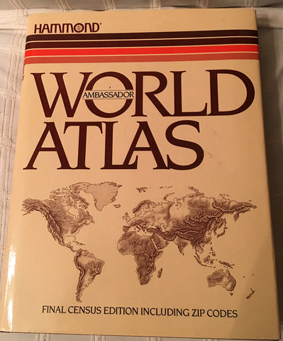 Hammond Ambassador World Atlas Hammond Inc and Hammond Incorporated - Wide World Maps & MORE!