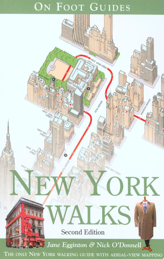 New York Walks (On Foot Guides) [Paperback] Egginton, Jane and O'donnell, Nick - Wide World Maps & MORE!