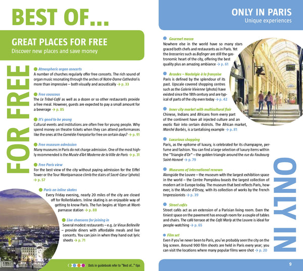 Paris Marco Polo Pocket Travel Guide - with pull out map - Wide World Maps & MORE!