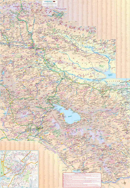 Georgia & Armenia | Tbilisi, Yerevan - Wide World Maps & MORE! - Map - ITMB Publishing, Ltd. - Wide World Maps & MORE!