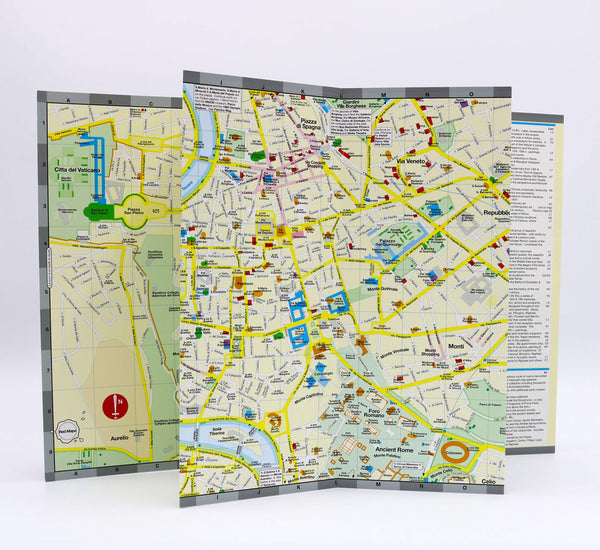 Red Maps ROME Street Map and City Guide - Wide World Maps & MORE! - Book - Wide World Maps & MORE! - Wide World Maps & MORE!