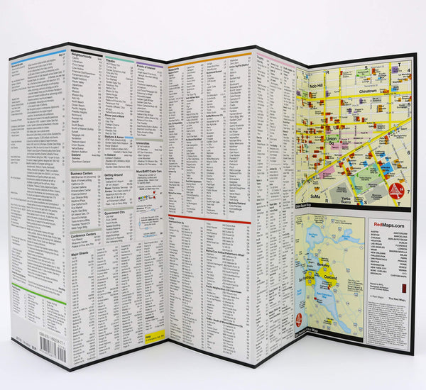 Red Maps SAN FRANCISCO Street Map and City Guide - Wide World Maps & MORE!