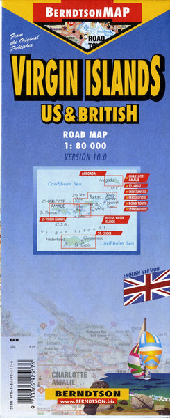 Virgin Islands US & British Road Map - Wide World Maps & MORE!