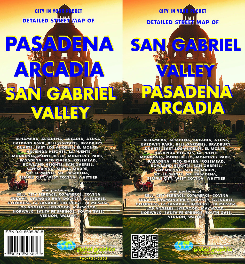 San Gabriel Valley / Pasadena / El Monte, California Street Map - Wide World Maps & MORE! - Book - Wide World Maps & MORE! - Wide World Maps & MORE!