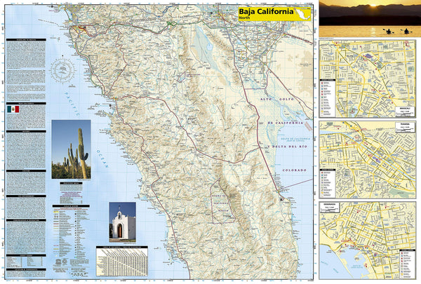 Baja North: Baja California [Mexico] (National Geographic Adventure Map, 3103) - Wide World Maps & MORE!