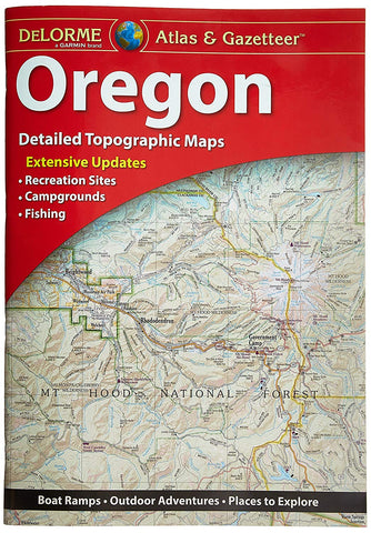 2017 Garmin DeLorme Paper Maps- Oregon Atlas & Gazetteer (010-12657-00) - Wide World Maps & MORE! - Map - Garmin - Wide World Maps & MORE!