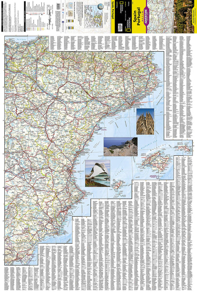 Spain and Portugal (National Geographic Adventure Map, 3307) - Wide World Maps & MORE!