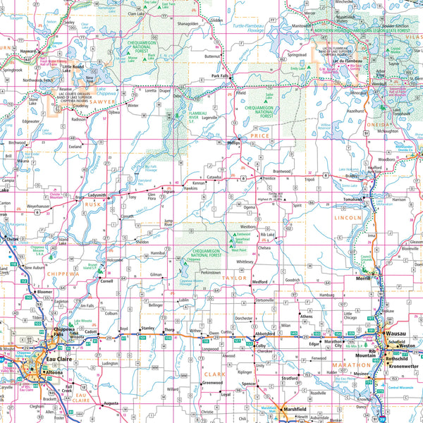 Rand McNally Easy To Read: Wisconsin State Map [Map] Rand McNally - Wide World Maps & MORE!