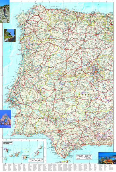 Spain and Portugal (National Geographic Adventure Map, 3307) - Wide World Maps & MORE!