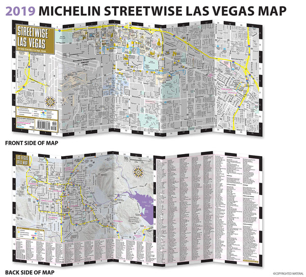 2019 Streetwise Las Vegas Map: Laminated City Center Map of Las Vegas, Nevada - Wide World Maps & MORE!