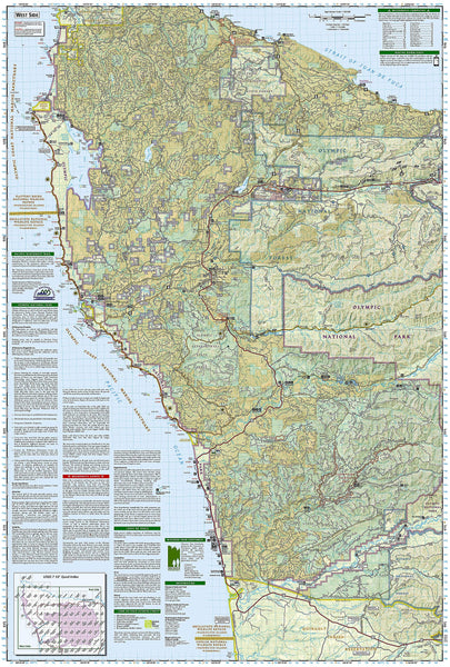 Olympic National Park (National Geographic Trails Illustrated Map, 216) - Wide World Maps & MORE!