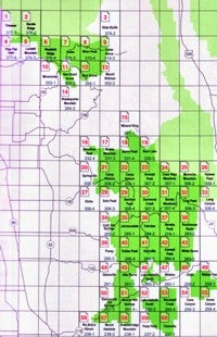 Sequoia National Forest Atlas (Including Giant Sequoia National Monument) - Wide World Maps & MORE! - Map - USDA - Wide World Maps & MORE!