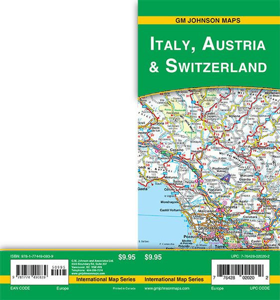 Italy, Austria, & Switzerland - Wide World Maps & MORE!