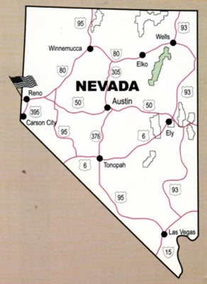 Humboldt Toiyabe National Forest Map (Ruby Mountains Ranger District) - Waterproof - Wide World Maps & MORE!