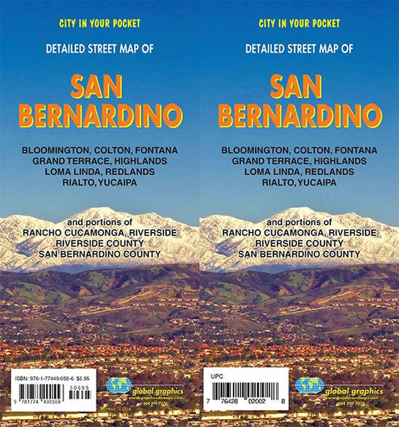 Detailed Street Map of San Bernardino (City in Your Pocket) - Wide World Maps & MORE!