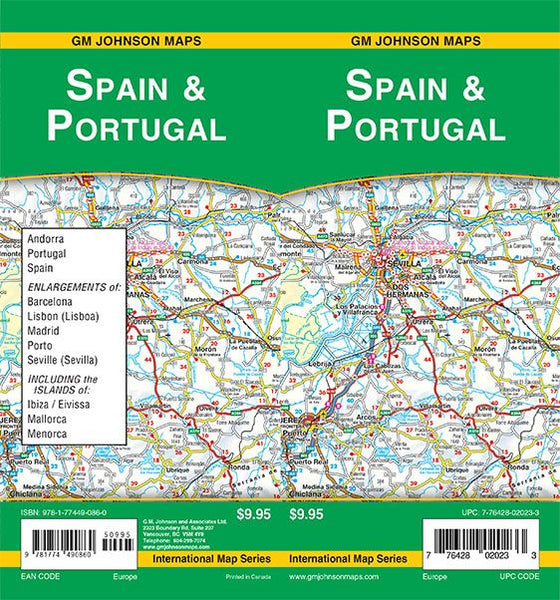 Spain & Portugal (International Map Series) - Wide World Maps & MORE!