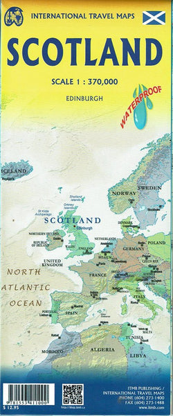 Scotland Waterproof - Wide World Maps & MORE! - Map - ITMB Publishing, Ltd. - Wide World Maps & MORE!