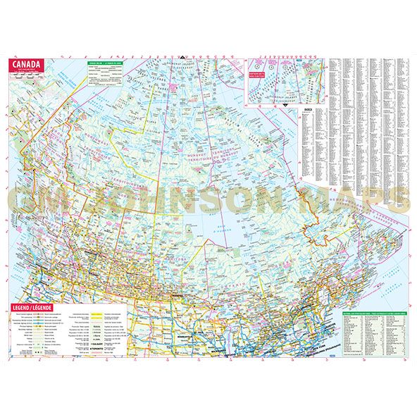 Road Map Canada - Wide World Maps & MORE!