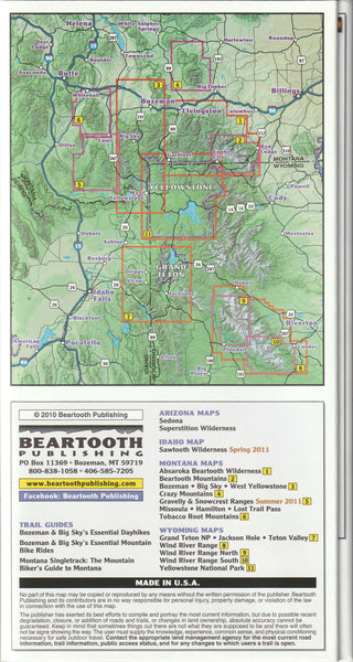 2010 Crazy Mountains (Montana #4) [Archival Copy] - Wide World Maps & MORE!