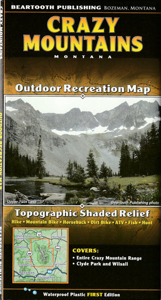 2010 Crazy Mountains (Montana #4) [Archival Copy] - Wide World Maps & MORE!