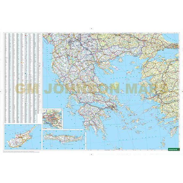 Greece, Hungary & Adriatic Coast (International Map Series) - Wide World Maps & MORE!