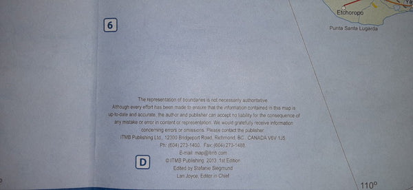 2013 US/Mexico Border Travel Reference Map 1:1,390,000 [Collectible - Like New] - Wide World Maps & MORE!