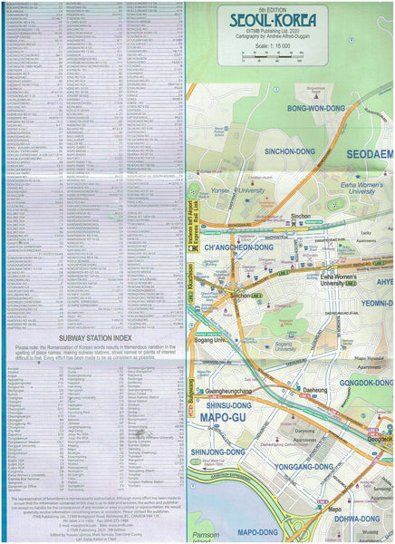 South Korea & Seoul (Scale 1:550,000/1:15,000) - Wide World Maps & MORE! - Map - ITMB Publishing, Ltd. - Wide World Maps & MORE!