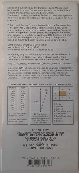 Parker Surface Management Status 1:100,000-Scale Topographic Map - Wide World Maps & MORE!