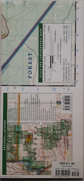 National Geographic Trails Illustrated - Grand Canyon Bright Angel Map - AZ - Wide World Maps & MORE!