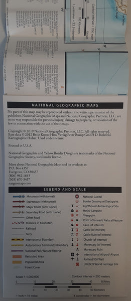 Spain and Portugal (National Geographic Adventure Map, 3307) - Wide World Maps & MORE!