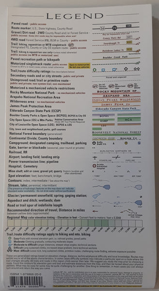 Boulder County Trails Map - Wide World Maps & MORE!