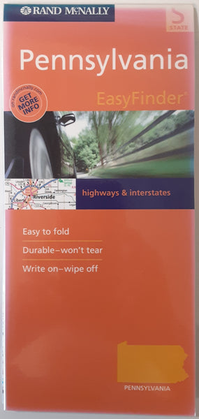 2003 EasyFinder Pennsylvania Highways and Interstates Map - Wide World Maps & MORE!