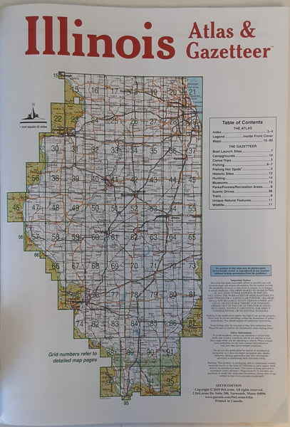 2010 Illinois Atlas and Gazetteer (Used - Like New) - Wide World Maps & MORE!